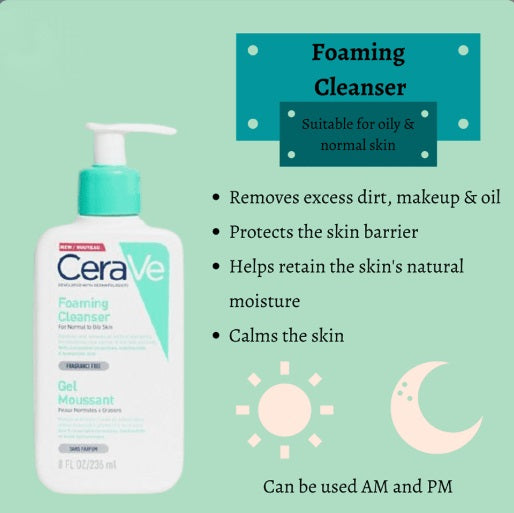 Cerave Foaming Cleanser Gel Moussant 236ML